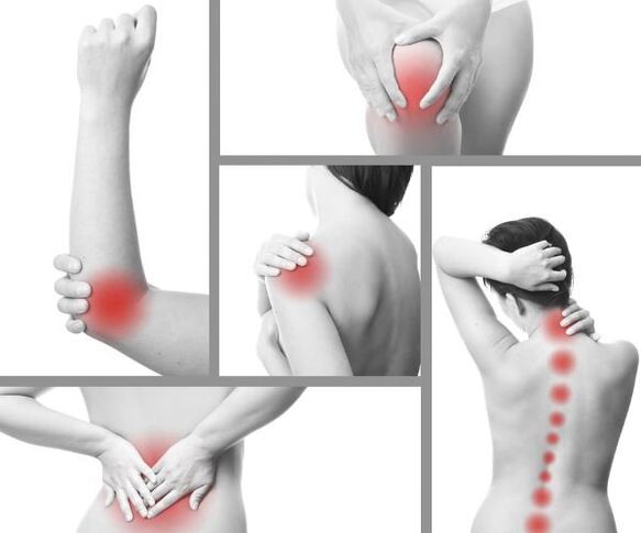 Procesos inflamatorios en diferentes articulacións con artrite